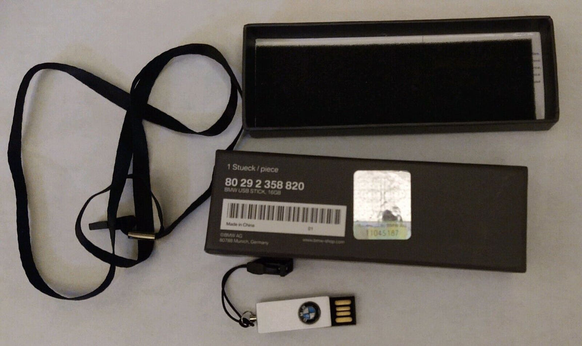 BMW OEM Genuine USB Stick & Lanyard 16 GB of Memory NEW