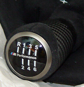BMW OEM 6 Speed F20 F21 1 Series M Performance Carbon Shift Knob Alcantara Boot