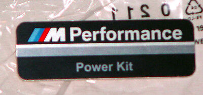 BMW F10 F11 F20 F30 M Performance Power Kit Stick On Label Decal Brand New