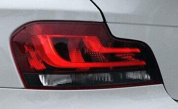 BMW OEM E82 E88 1 Series European Black Line Taillights Hi (Xenon Type) 2012-13