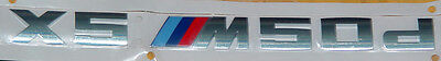 BMW Brand OEM Genuine European Model E70 X5 ///M 50d Emblem Badge Brand New