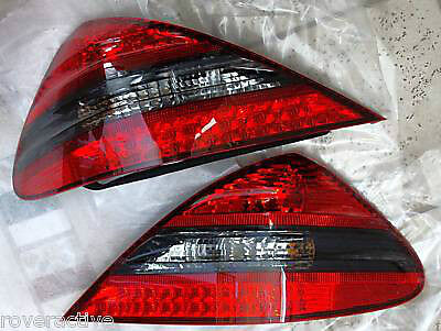 Mercedes-Benz OEM R230 SL Class AMG 2003-2012 Smoked Tinted LED Taillight Pair