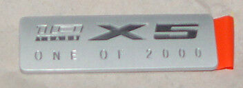 BMW Brand OEM E70 X5 Anniversary 10 Years ONE OF 2000 Glove Box Emblem Badge New